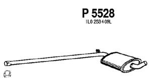 Intermediate muffler in the group  at  Professional Parts Sweden AB (P5528)