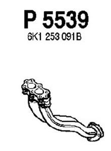 Front pipe i gruppen Tillflligt dolda artiklar hos  Professional Parts Sweden AB (P5539)