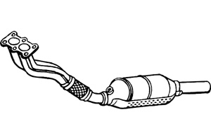 Catalytic converter in the group  at  Professional Parts Sweden AB (P557CAT)