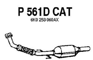 Catalytic converter in the group  at  Professional Parts Sweden AB (P561DCAT)