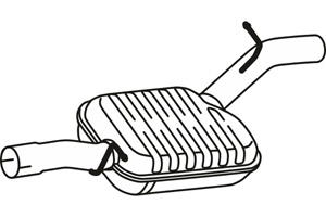 Intermediate muffler i gruppen Tillflligt dolda artiklar hos  Professional Parts Sweden AB (P57021)