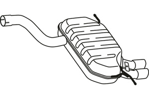 Rear muffler in the group  at  Professional Parts Sweden AB (P57022)