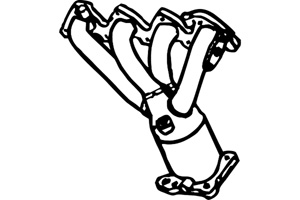 Catalytic converter i gruppen Tillflligt dolda artiklar hos  Professional Parts Sweden AB (P570CAT)