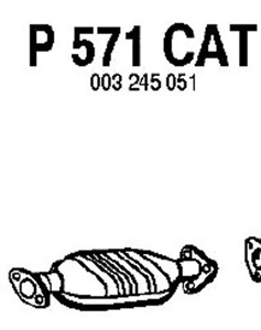 Catalytic converter in the group  at  Professional Parts Sweden AB (P571CAT)