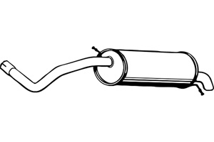 Rear muffler in the group  at  Professional Parts Sweden AB (P5729)