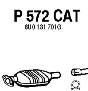 Catalytic converter in the group  at  Professional Parts Sweden AB (P572CAT)