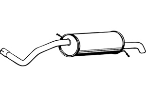Rear muffler in the group  at  Professional Parts Sweden AB (P5730)