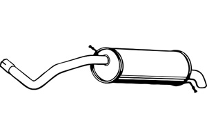 Rear muffler in the group  at  Professional Parts Sweden AB (P5734)