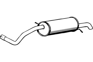 Rear muffler in the group  at  Professional Parts Sweden AB (P5739)