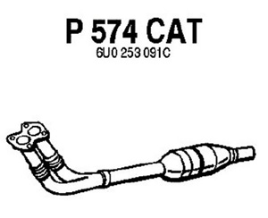 Catalytic converter in the group  at  Professional Parts Sweden AB (P574CAT)