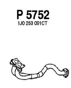 Front pipe in the group  at  Professional Parts Sweden AB (P5752)