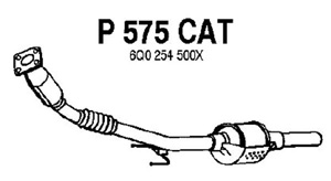 Catalytic converter in the group  at  Professional Parts Sweden AB (P575CAT)