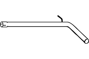 Intermediate pipe in the group  at  Professional Parts Sweden AB (P5771)