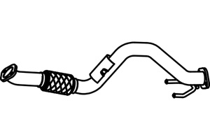 Front pipe i gruppen Tillflligt dolda artiklar hos  Professional Parts Sweden AB (P5786)