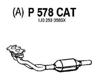 Catalytic converter in the group  at  Professional Parts Sweden AB (P578CAT)