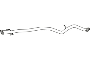 Intermediate pipe in the group Exhaust parts / Exhaust muffler & kits at  Professional Parts Sweden AB (P60007)