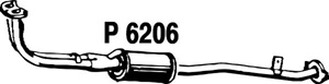 Front muffler i gruppen Tillflligt dolda artiklar hos  Professional Parts Sweden AB (P6206)