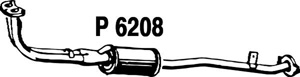 Front muffler i gruppen Tillflligt dolda artiklar hos  Professional Parts Sweden AB (P6208)