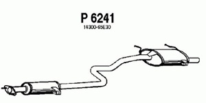 Rear muffler in the group  at  Professional Parts Sweden AB (P6241)