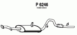 Rear muffler in the group  at  Professional Parts Sweden AB (P6246)
