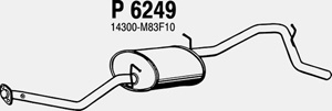 Rear muffler in the group  at  Professional Parts Sweden AB (P6249)