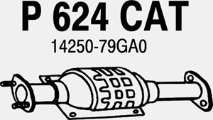 Catalytic converter in the group  at  Professional Parts Sweden AB (P624CAT)