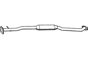 Intermediate muffler in the group  at  Professional Parts Sweden AB (P6252)
