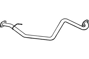 Intermediate pipe in the group  at  Professional Parts Sweden AB (P6255)