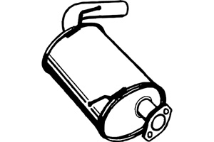 Rear muffler in the group  at  Professional Parts Sweden AB (P6256)