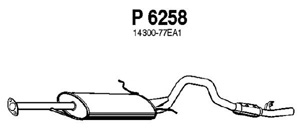 Rear muffler in the group  at  Professional Parts Sweden AB (P6258)