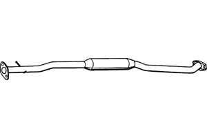Intermediate muffler in the group  at  Professional Parts Sweden AB (P6259)
