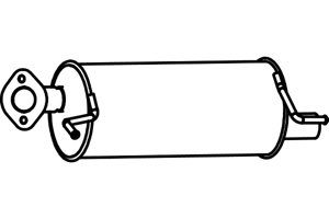 Rear muffler in the group  at  Professional Parts Sweden AB (P6266)