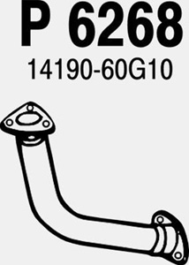 Front pipe in the group  at  Professional Parts Sweden AB (P6268)