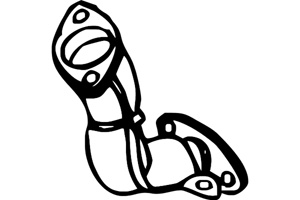 Front pipe in the group  at  Professional Parts Sweden AB (P6269)