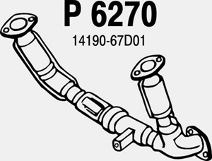Front pipe in the group  at  Professional Parts Sweden AB (P6270)