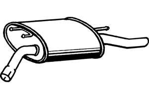 Rear muffler in the group  at  Professional Parts Sweden AB (P6278)