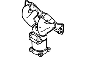 Catalytic converter i gruppen Tillflligt dolda artiklar hos  Professional Parts Sweden AB (P627CAT)