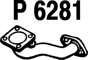Front pipe in the group  at  Professional Parts Sweden AB (P6281)