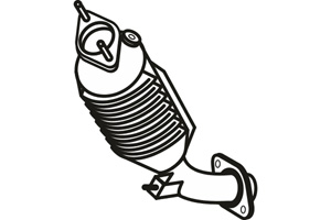 Catalytic converter i gruppen Tillflligt dolda artiklar hos  Professional Parts Sweden AB (P628CAT)