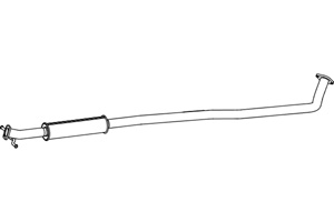 Intermediate muffler in the group  at  Professional Parts Sweden AB (P6301)