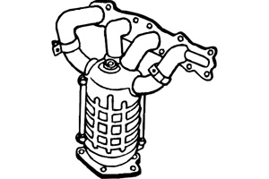 Catalytic converter in the group  at  Professional Parts Sweden AB (P634CAT)