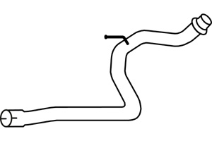 Intermediate pipe in the group  at  Professional Parts Sweden AB (P6514)