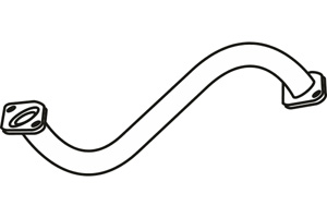 Front pipe in the group  at  Professional Parts Sweden AB (P6527)
