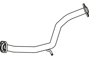 Intermediate pipe in the group  at  Professional Parts Sweden AB (P6542)
