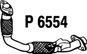 Front pipe in the group  at  Professional Parts Sweden AB (P6554)