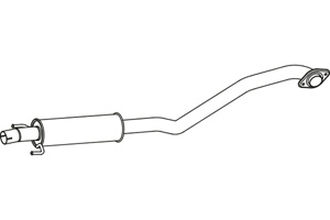 Intermediate muffler i gruppen Tillflligt dolda artiklar hos  Professional Parts Sweden AB (P6567)