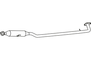 Intermediate muffler in the group  at  Professional Parts Sweden AB (P6572)