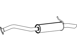 Rear muffler i gruppen Tillflligt dolda artiklar hos  Professional Parts Sweden AB (P6574)