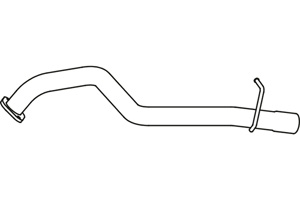 Rear pipe in the group  at  Professional Parts Sweden AB (P6581)