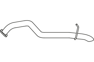 Rear pipe in the group  at  Professional Parts Sweden AB (P66006)